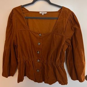 Madewell Corduroy Top - Size XL
